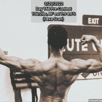classic physique back pose