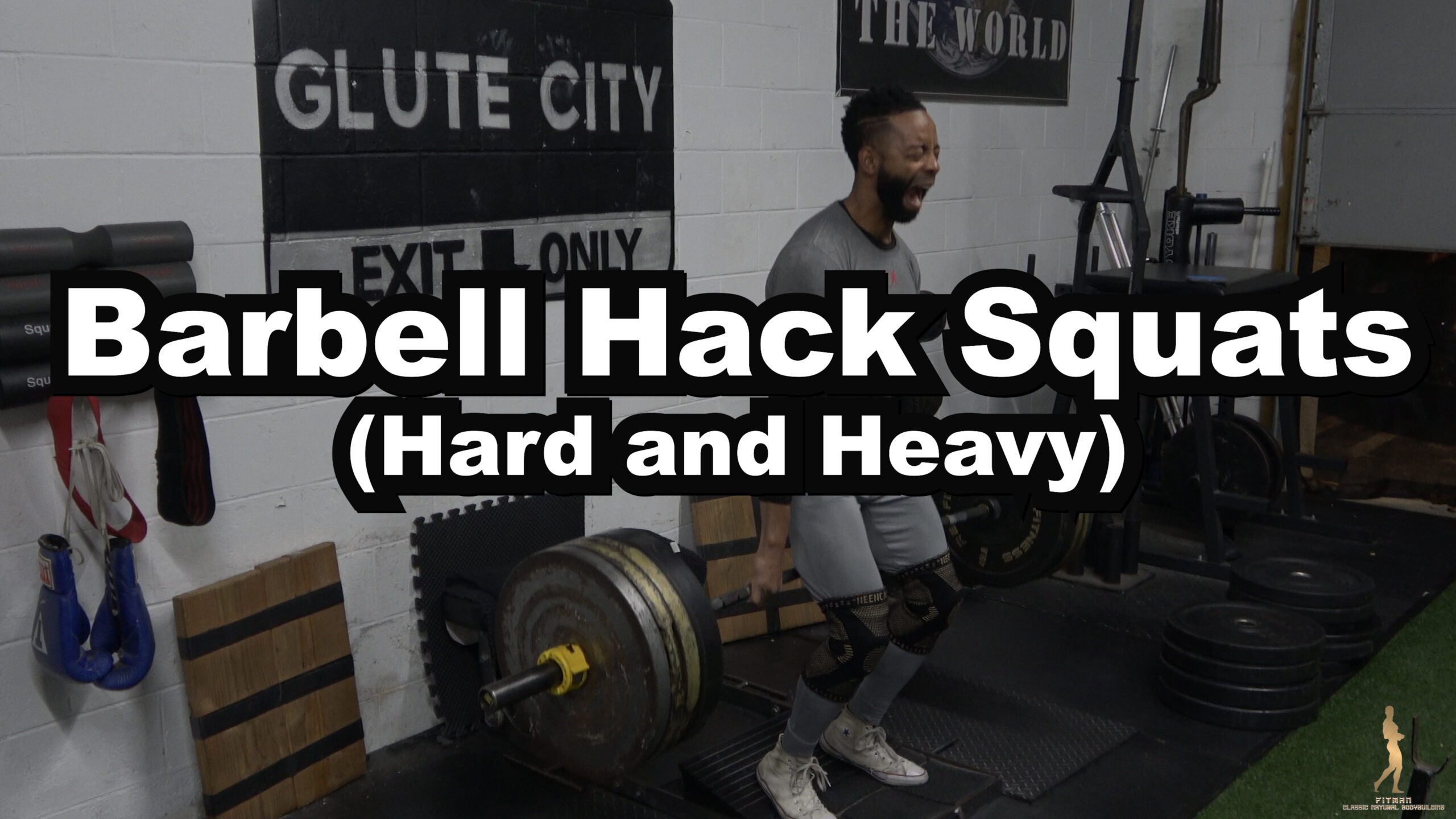 barbell hack squats