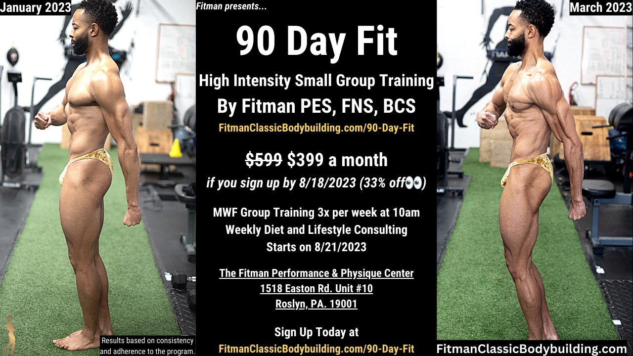 90 Day Fit - Fitman Classic Natural Bodybuilding